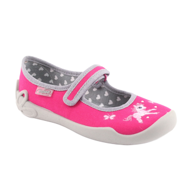 Scarpe per bambini Befado 114X324 rosa grigio 1