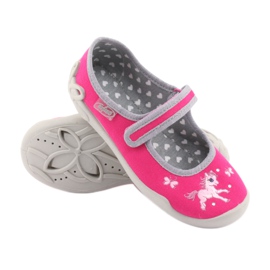 Scarpe per bambini Befado 114X324 rosa grigio 3