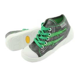 Scarpe per bambini Befado 218P053 grigio verde 4