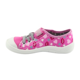 Scarpe per bambini Befado 251X123 bianca rosa grigio 2