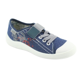 Scarpe per bambini Befado 251Y116 bianca blu navy 1