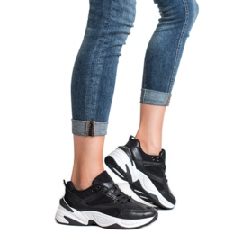 SHELOVET Scarpe da ginnastica nere nero 2