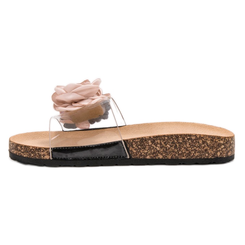 Super Me Pantofole Con Fiori marrone multicolore 2