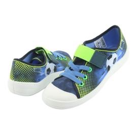 Scarpe per bambini Befado 251Y121 blu navy blu verde 3