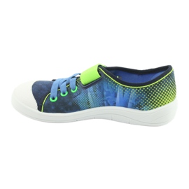 Scarpe per bambini Befado 251Y121 blu navy blu verde 2