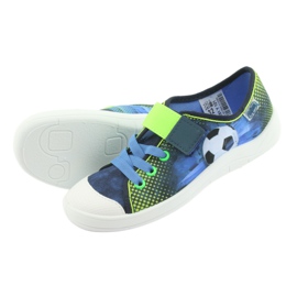 Scarpe per bambini Befado 251Y121 blu navy blu verde 4