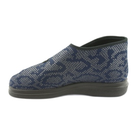 Scarpe da donna Befado pu 986D009 nero blu navy grigio 2