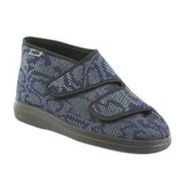 Scarpe da donna Befado pu 986D009 nero blu navy grigio 1