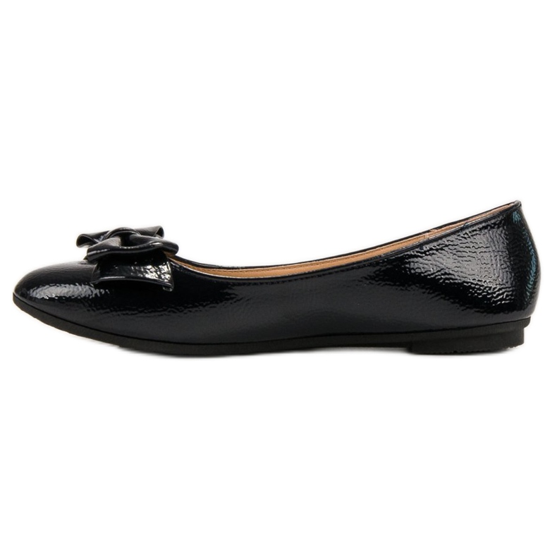Comer Ballerine Laccate Con Fiocco blu navy blu 1