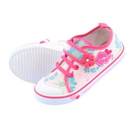American Club Sneakers Mouth Soletta in pelle americana bianco marrone rosa 5