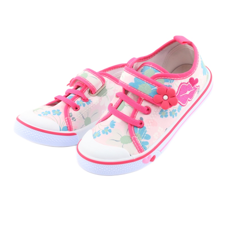 American Club Sneakers Mouth Soletta in pelle americana bianco marrone rosa 3