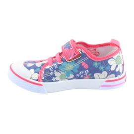 Sneakers Usta American Club inserto in pelle rosso blu multicolore 2