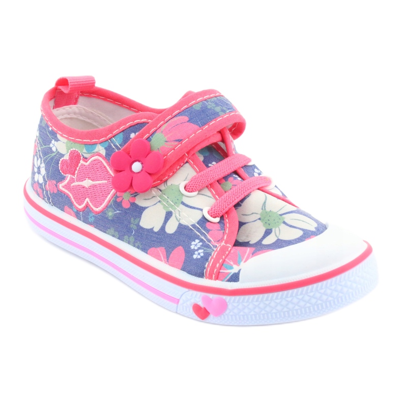 Sneakers Usta American Club inserto in pelle rosso blu multicolore 1