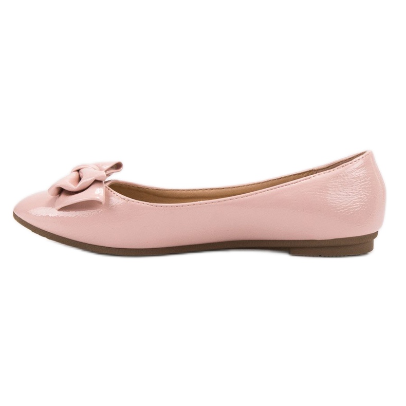 Comer Ballerine Laccate Con Fiocco rosa 1