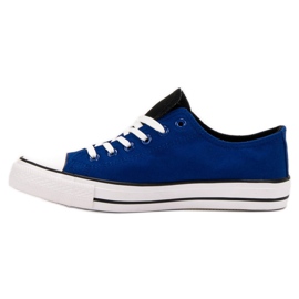 SHELOVET Scarpe da ginnastica basse blu 1