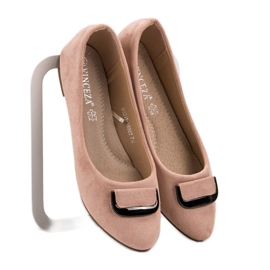 Vinceza Ballerine in polvere rosa 1