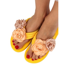 Giallo TS-33 Infradito gialle 2