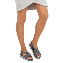 Sandali blu navy da donna 1499 Navy 2