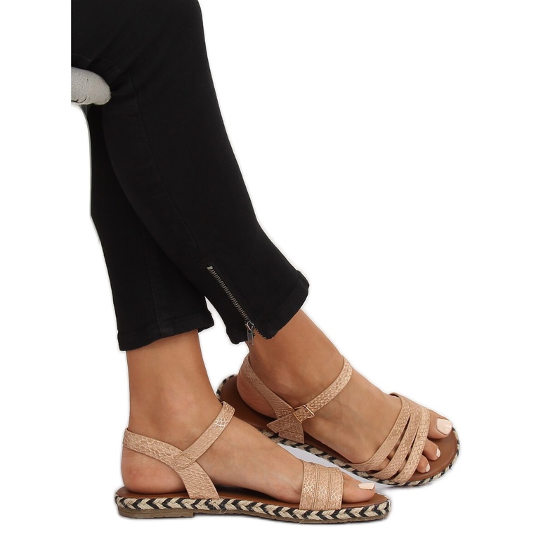 Sandali donna champagne M531 Champagne multicolore rosa 2