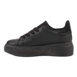 SHELOVET Scarpe sportive nere nero 1