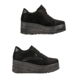 SHELOVET Scarpe nere sulla piattaforma nero 1