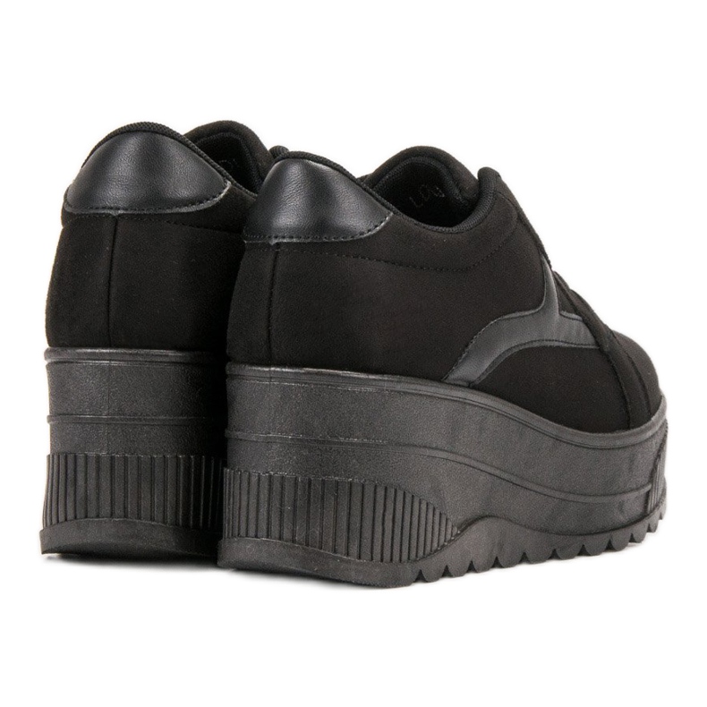 SHELOVET Scarpe nere sulla piattaforma nero 2
