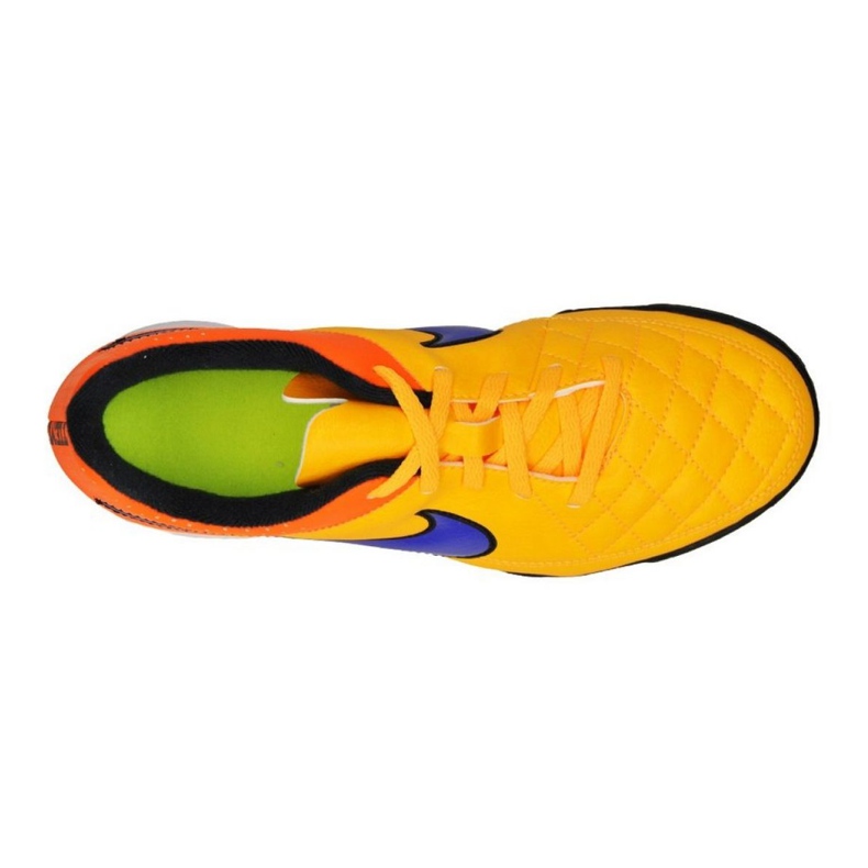 Nike Tiempo Rio Ii Tf Jr 631524-858 scarpe da calcio multicolore arancia 1