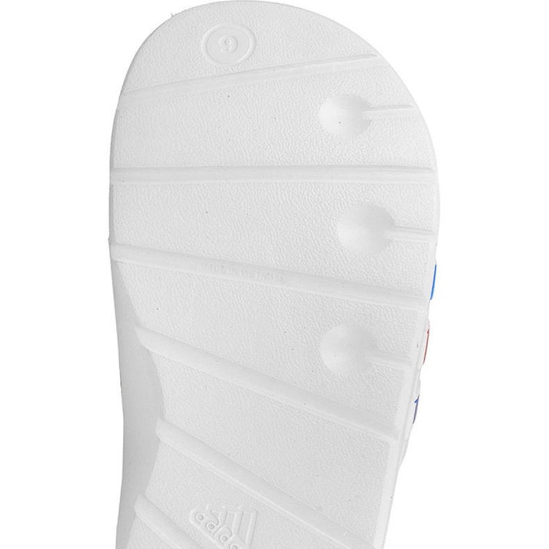 Ciabatte Adidas Duramo Slide M U43664 bianco rosso blu 1
