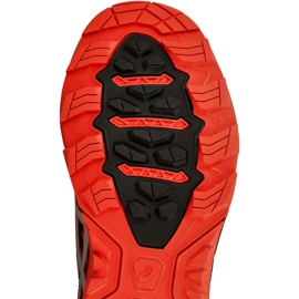 Scarpe da corsa Asics Gel-FujiTrabuco 5 M T6J0N-9023 nero arancia 1