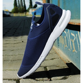 Scarpe Adidas Originals Zx Flux Smooth Slip On W S78958 blu navy 1