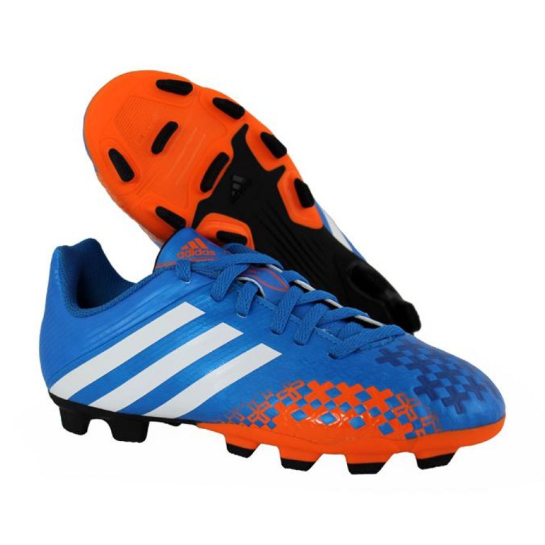 Scarpe da calcio Adidas Predito Lz Fg Junior Q21735 blu blu 1