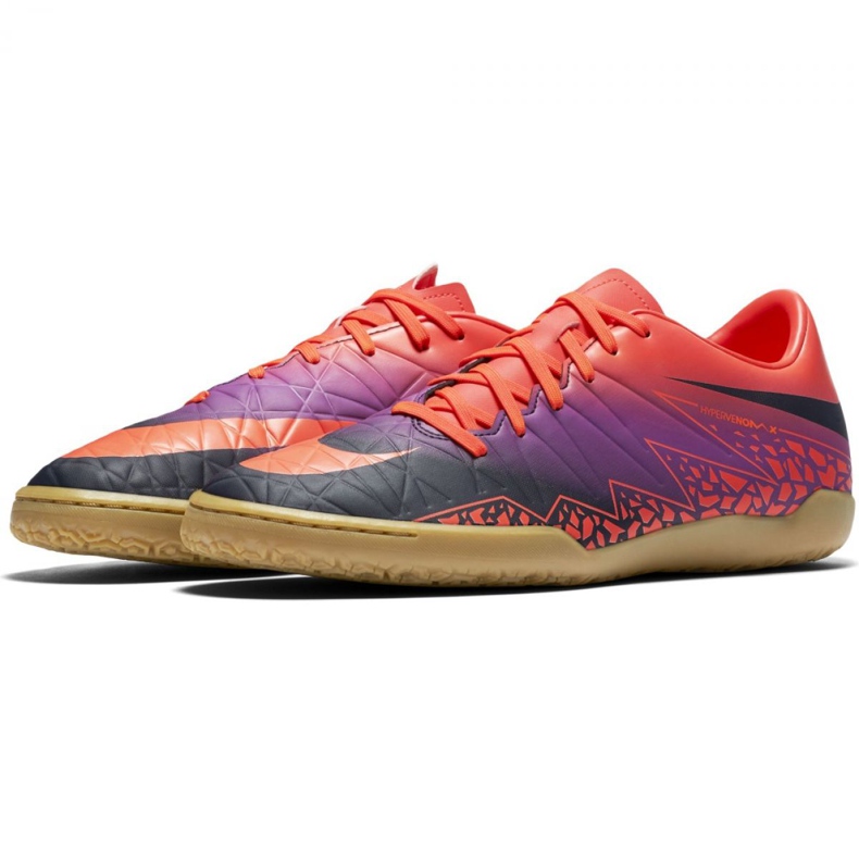 Scarpe indoor Nike Hypervenom Phelon Ii Ic M 749898-845 multicolore arancia 2