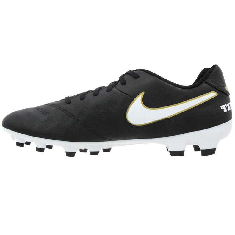 Scarpe da calcio Nike Tiempo Genio Ii Leather Fg M 819213-010 nero nero 1