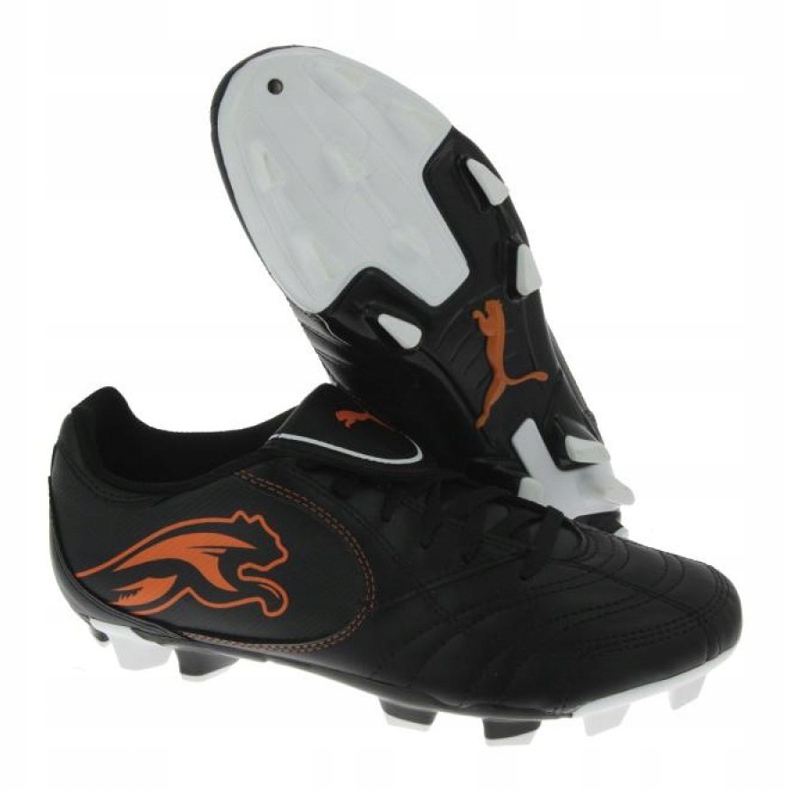 Scarpe da calcio Puma Boca Fg Jr 102532 03 nero nero 1