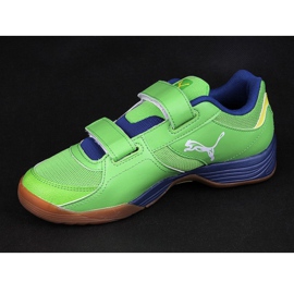 Scarpe indoor Puma Vellum Iii V Jr 102662 06 verde 1