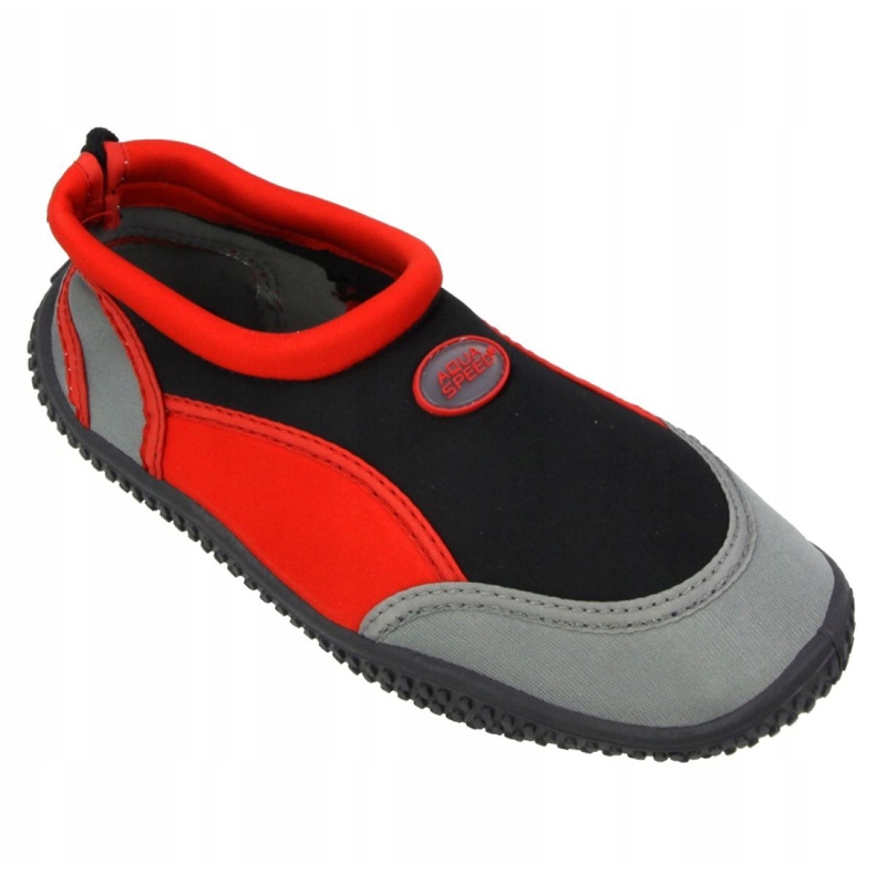 Scarpe da spiaggia in neoprene rosse Aqua-Speed ​​Jr rosso rosso 1