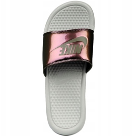 Nike Sportswear Benassi Just Do It Print W 618919-013 beige marrone 1