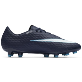 Scarpe da calcio Nike Hypervenom Phelon Iii Fg M 852556-414 blu navy blu navy 1