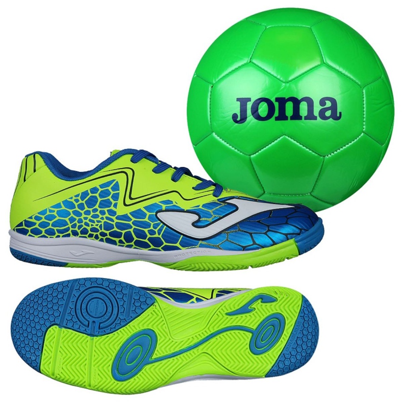 Scarpe indoor Joma Super Copa In Jr SCJS.805.IN multicolore verde 1