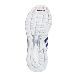 Scarpe da corsa adidas Adizero Boston 6 W BB6418 bianco blu navy arancia 1
