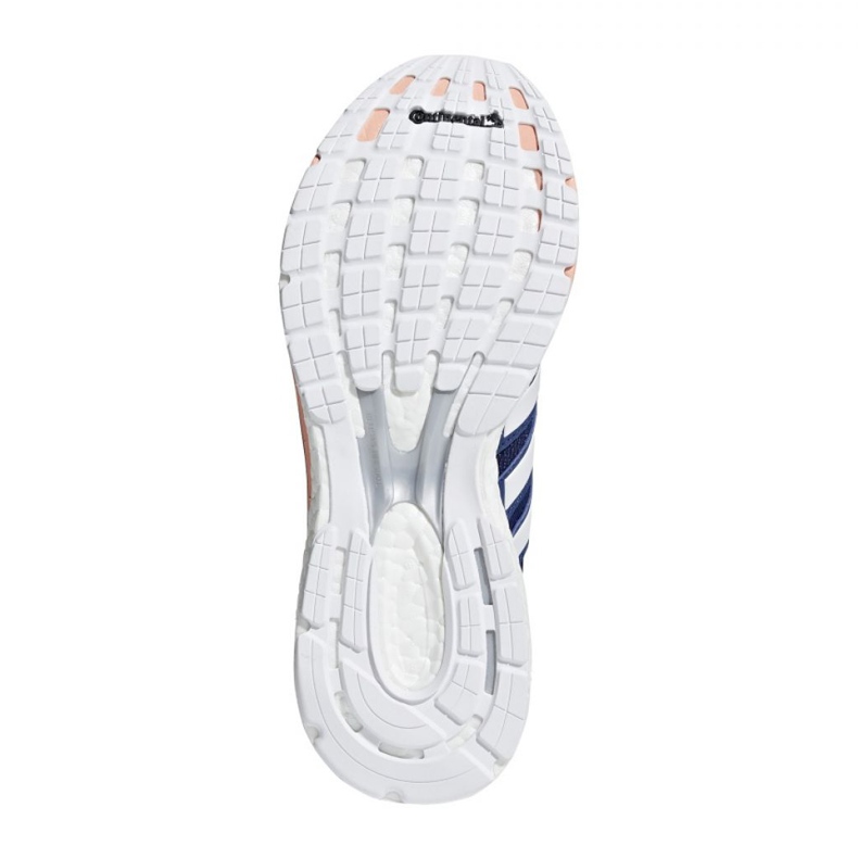 Scarpe da corsa adidas Adizero Boston 6 W BB6418 bianco blu navy arancia 1