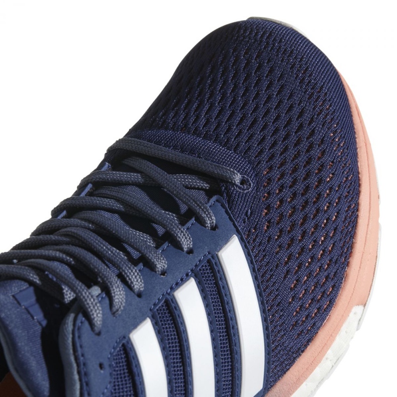 Scarpe da corsa adidas Adizero Boston 6 W BB6418 bianco blu navy arancia 2