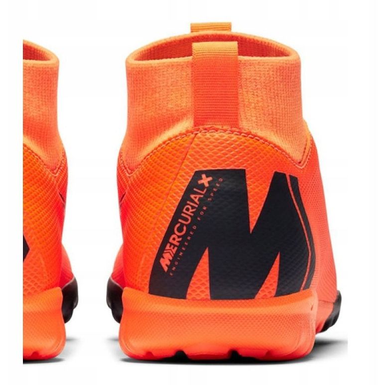 Nike Mercurial SuperflyX 6 Academy Gs Tf Jr AH7344-810 scarpe da calcio arancia arancia 2