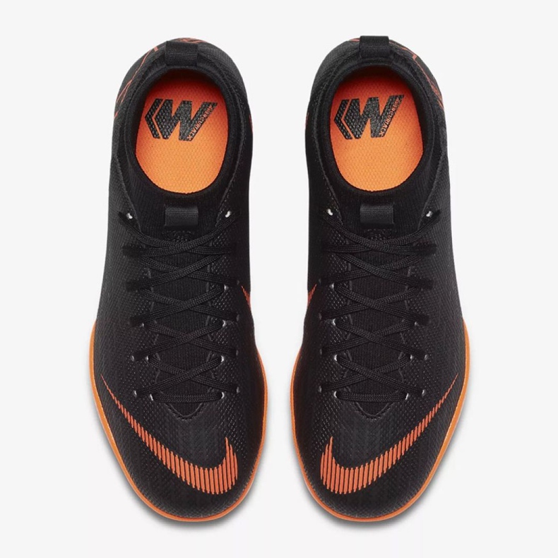 Scarpe indoor Nike Mercurial SuperflyX 6 Academy Gs Ic Jr AH7343-081 arancia nero 2