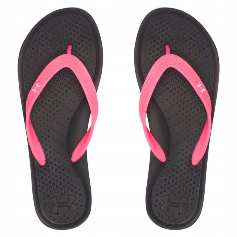 Under Armour Atlantic Dune W 1252540-006 pantofole nero rosa 1