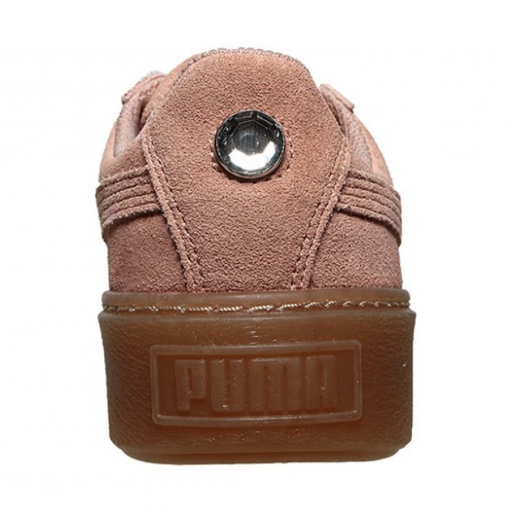 Puma Suede Platform Gioiello Jr 365131 01 beige rosa 1