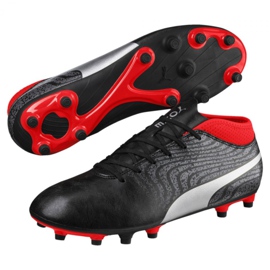 Scarpe da calcio Puma One 18.4 Fg M 104556 01 nero nero 1