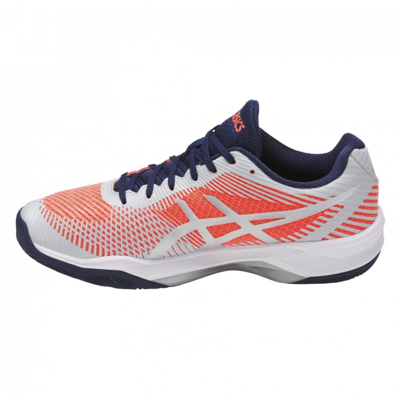 Scarpe da pallavolo Asics Volley Elite Ff W B751N-0696 bianca arancia 1