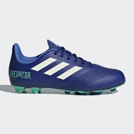 Scarpe da calcio Adidas Predator 18.4 FxG Junior CP9242 multicolore blu 1