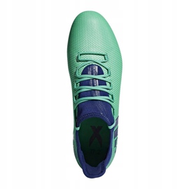 Scarpe da calcio Adidas X 17.2 Fg M CP9189 multicolore verde 2